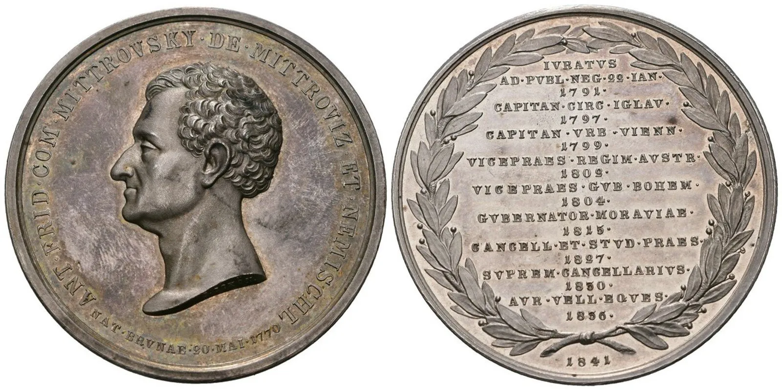 Mitrovský z Mitrovic a Nemyšle, Antonín Fridrich, 1770 - 1841 — 1