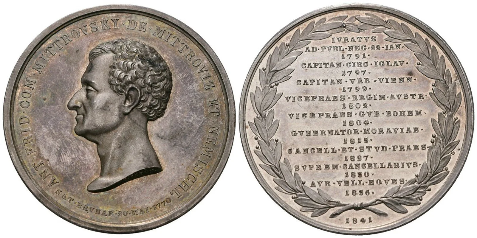 Mitrovský z Mitrovic a Nemyšle, Antonín Fridrich, 1770 - 1841 — 1