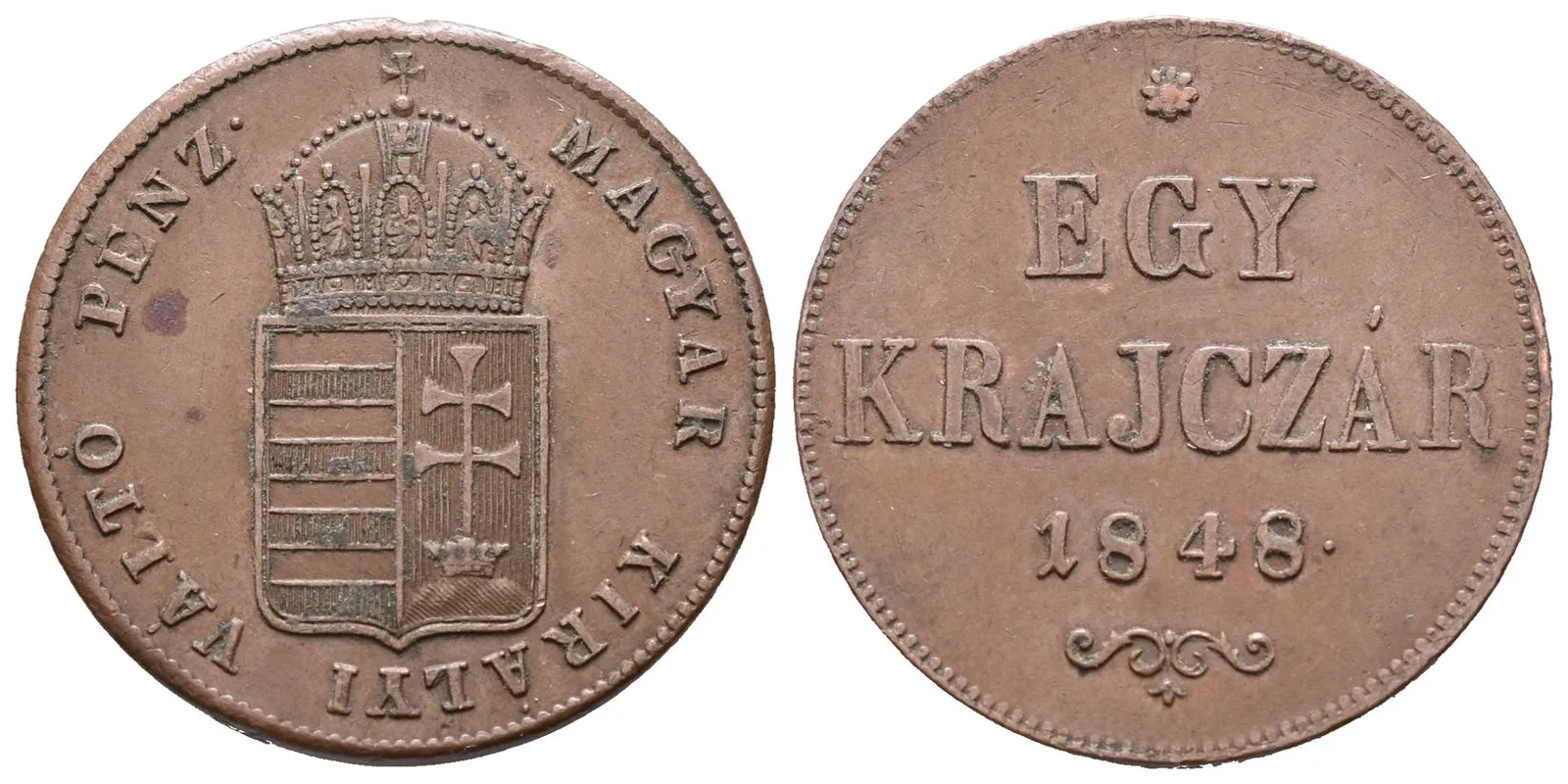 Revoluce, Krejcar 1848