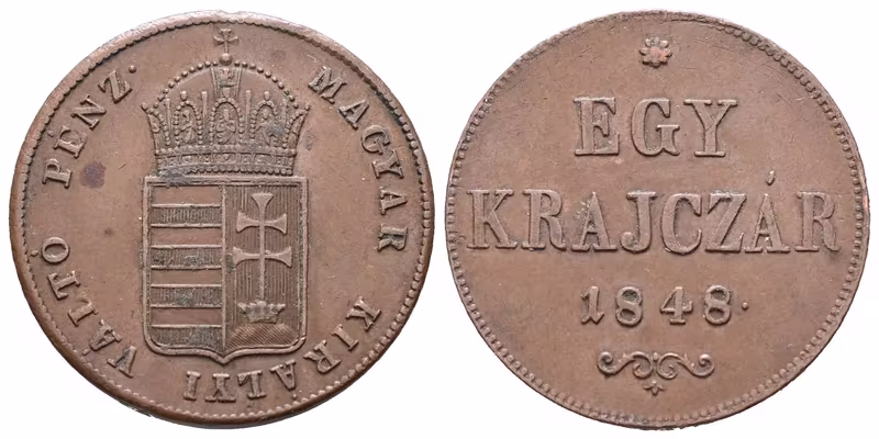 Revoluce, Krejcar 1848