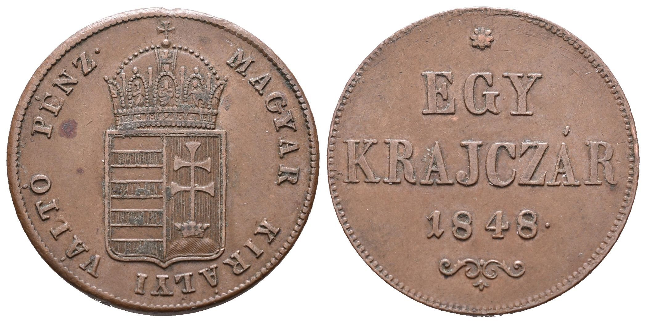 Revoluce, Krejcar 1848