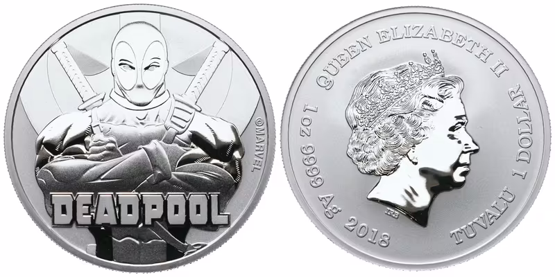 Tuvalu, Dollar 2018 - Dedpool (Marvel série)