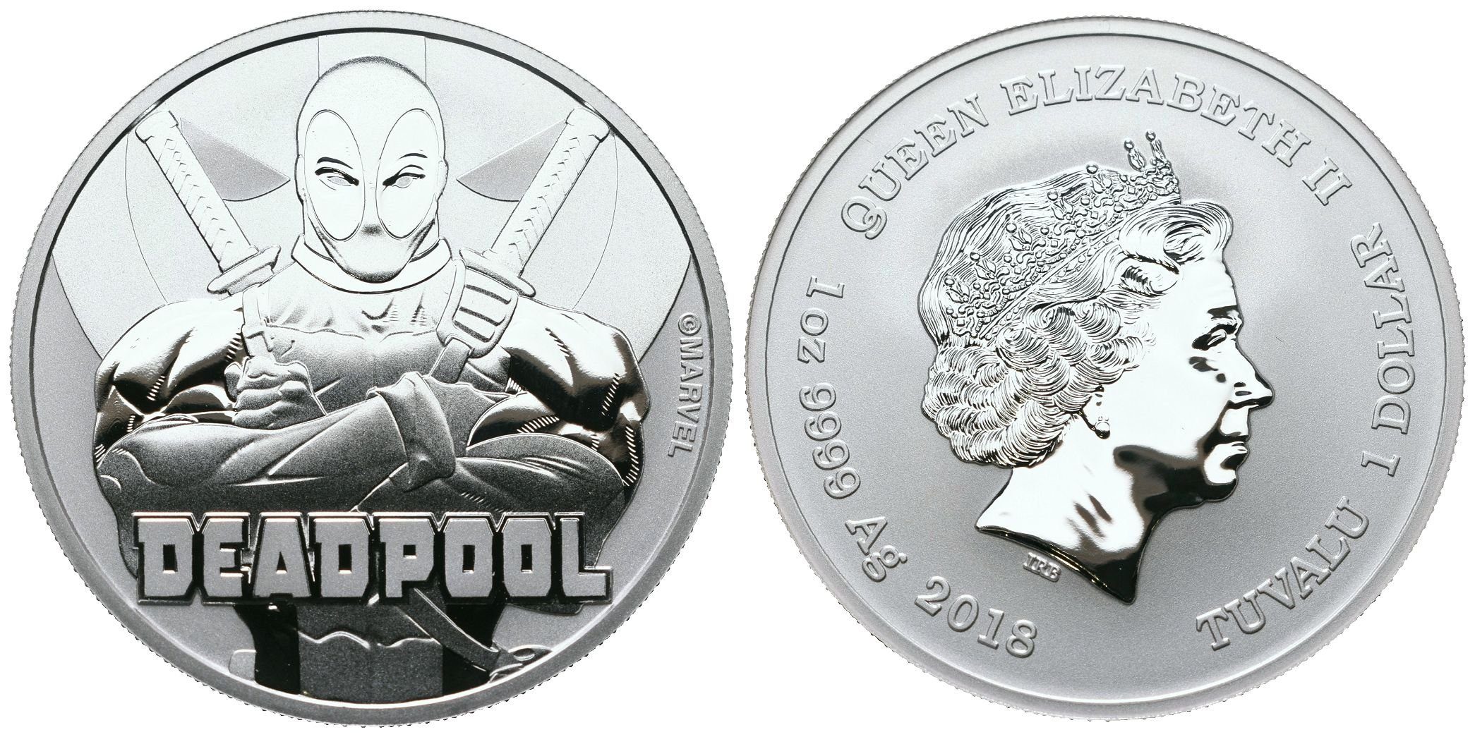 Tuvalu, Dollar 2018 - Dedpool (Marvel série)