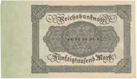 Německo, 50000 Mark 1922, Ro.79d - fotografie 2