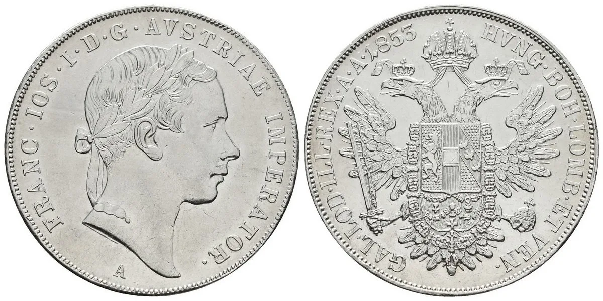 Konvenční měna, 1848 - 1857 — 1