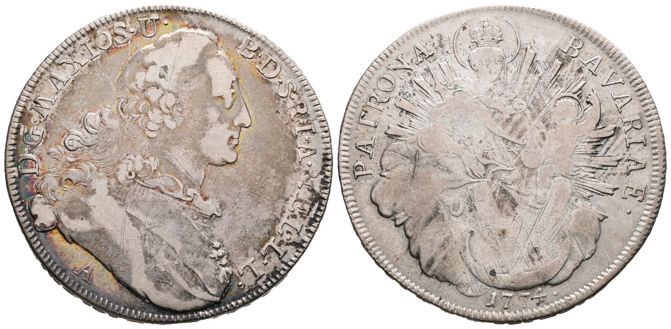 Bavorsko, Tolar 1774 A, Amberg