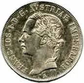 Konvenční měna, 1848 - 1857 — 1