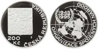 200 Kč 1995 - OSN, PROOF