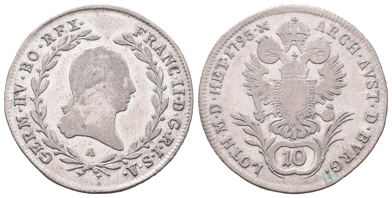 František II., 10 Krejcar 1793 A
