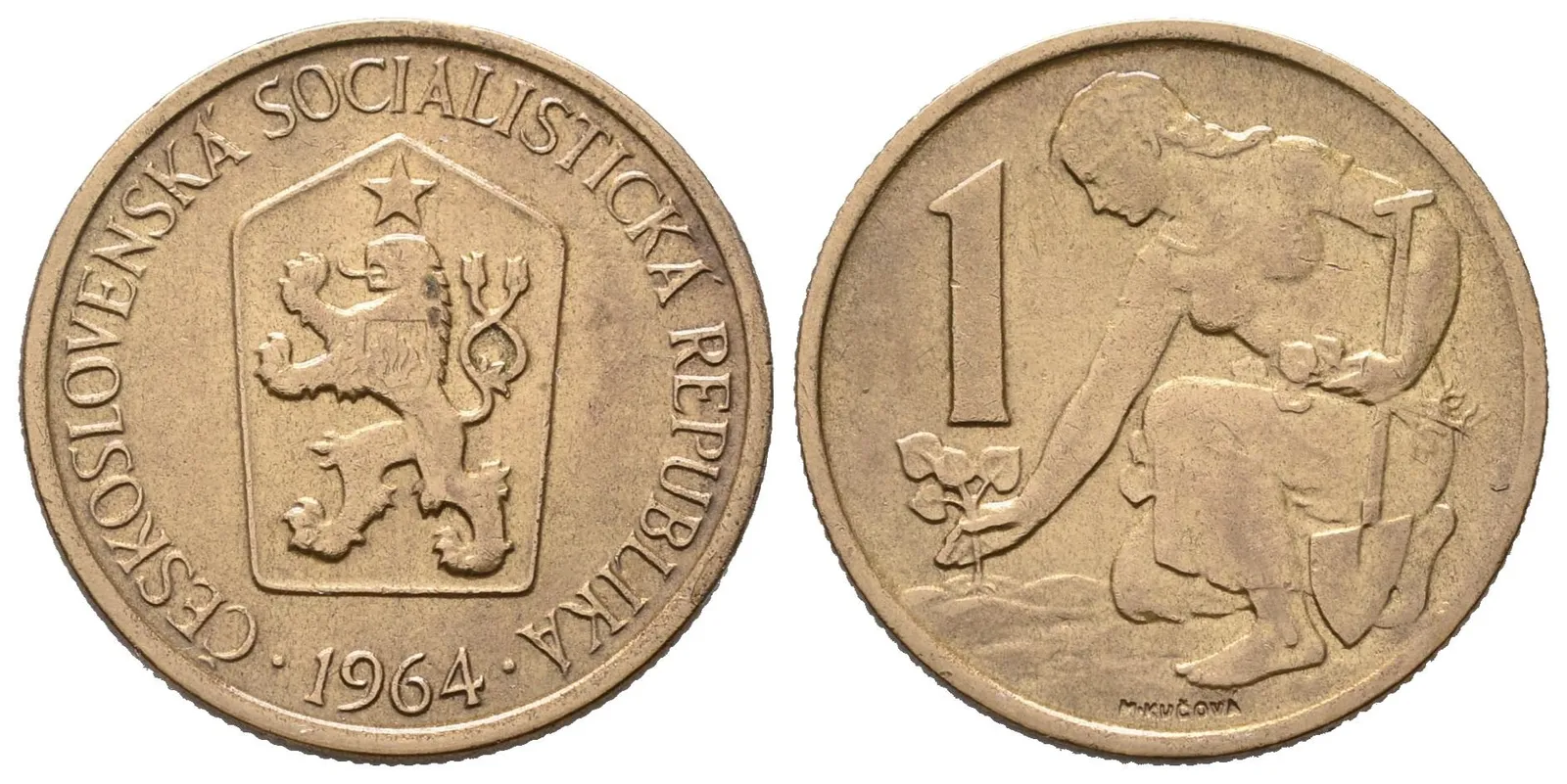 1 Koruna 1964
