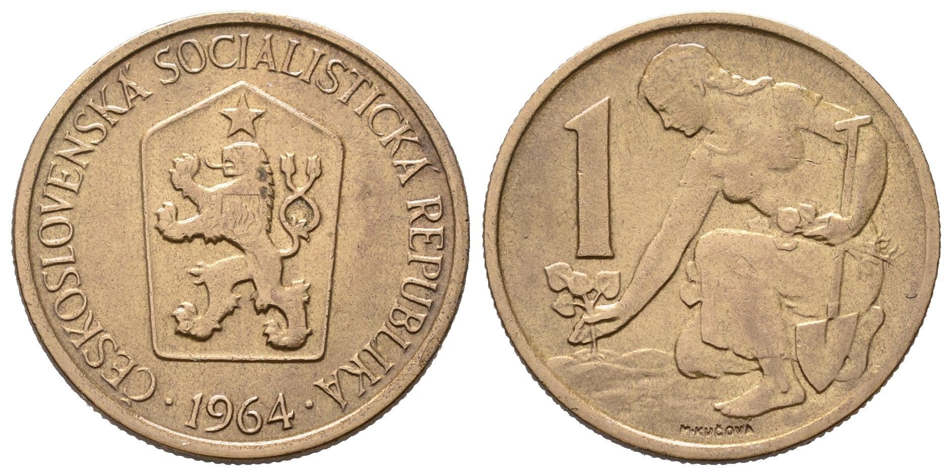 1 Koruna 1964