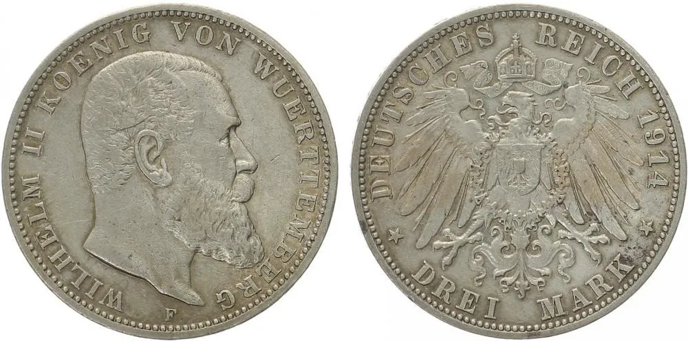 Württemberg, Wilhelm II., 1891 - 1918 — 1