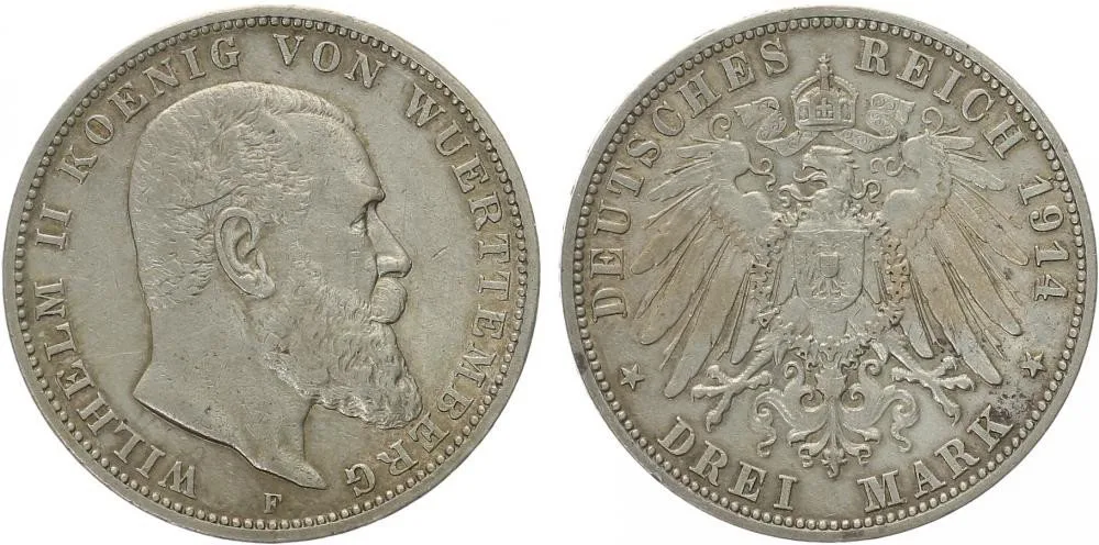Württemberg, Wilhelm II., 1891 - 1918 — 1