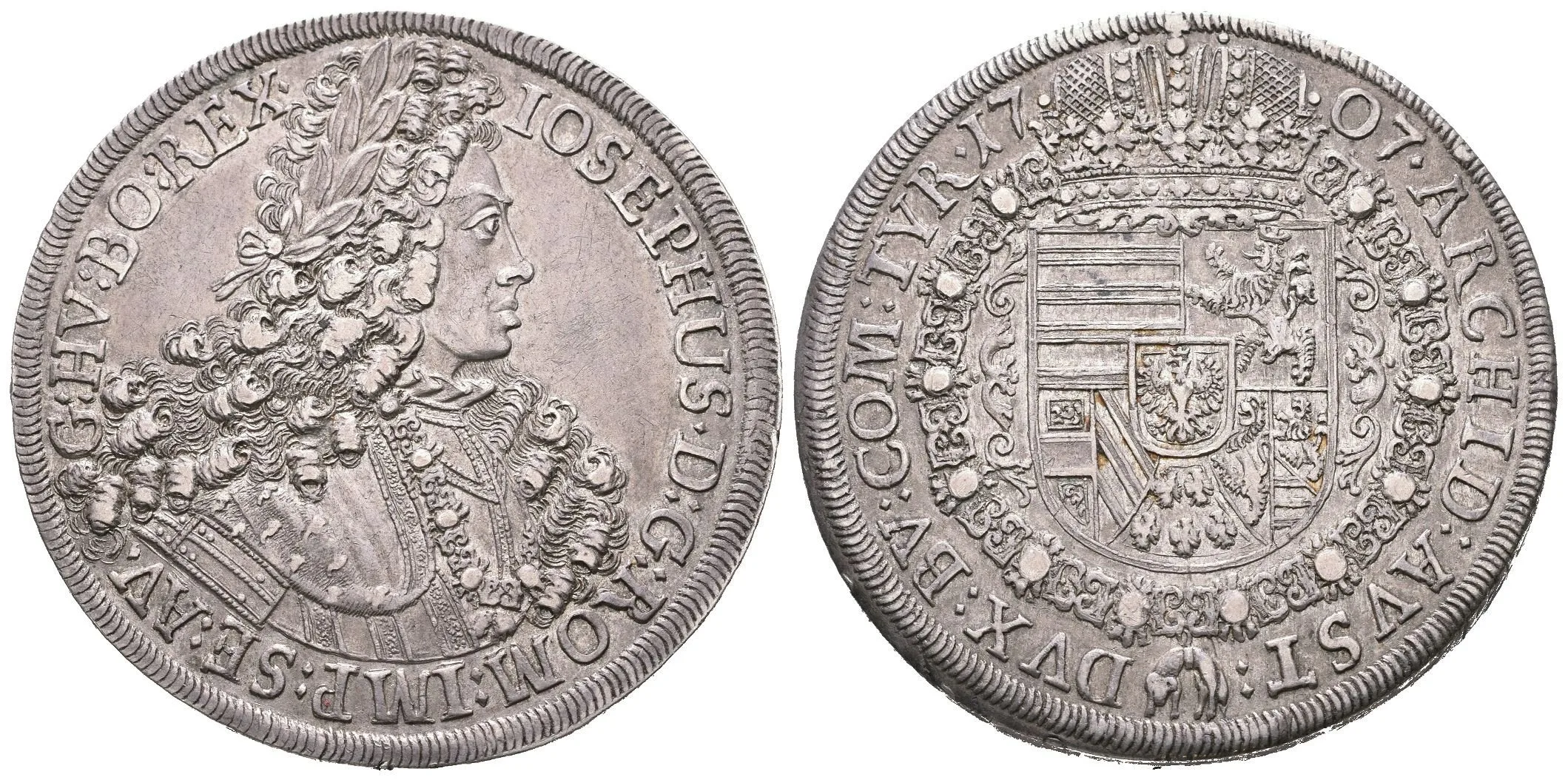 Tolar 1707, Hall, Dav.1018, KM.665.1 (28,80 g) — 1
