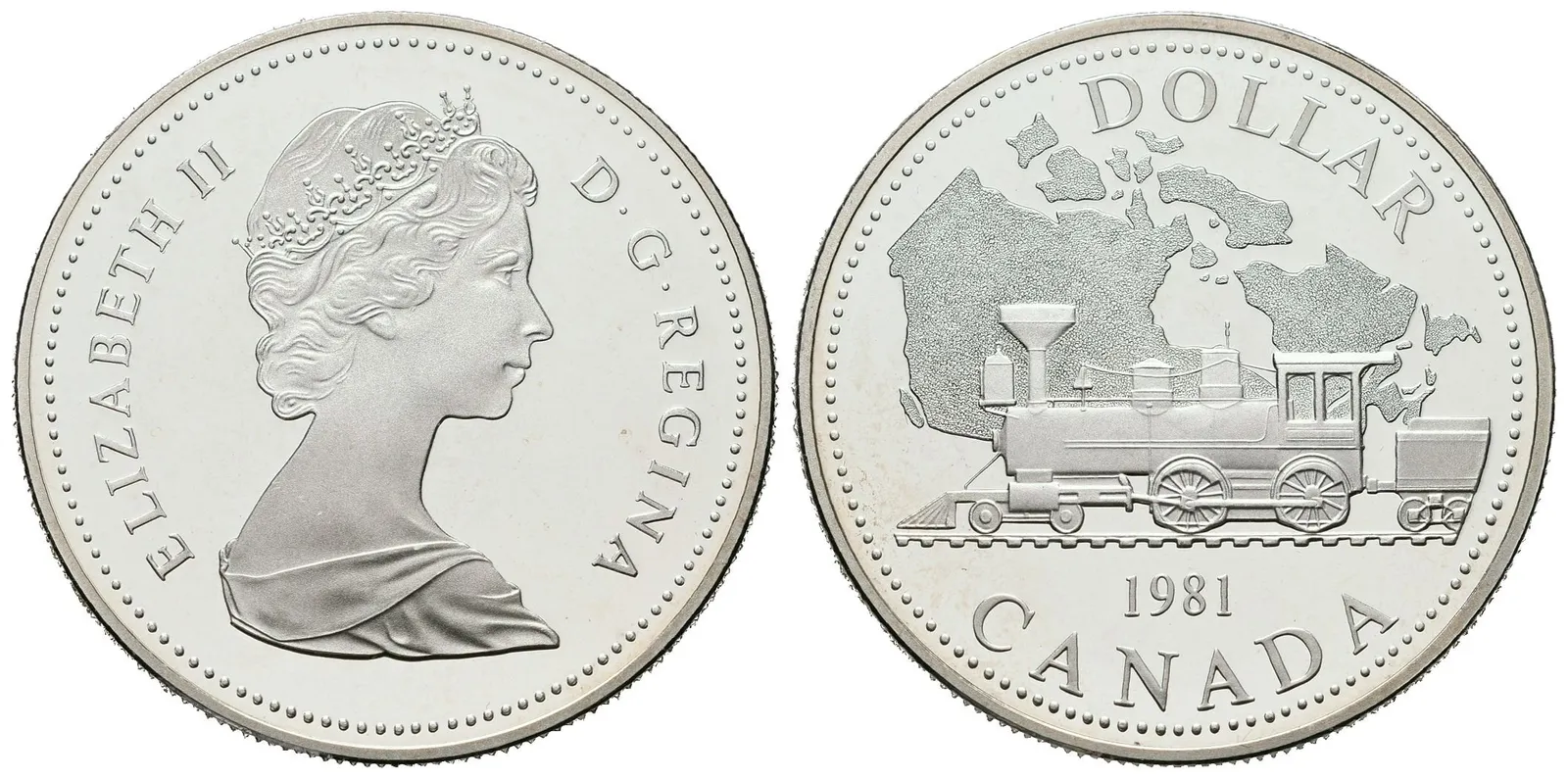 Kanada, Dollar 1981 - Železnice