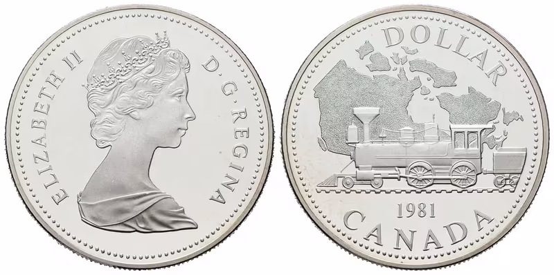 Kanada, Dollar 1981 - Železnice