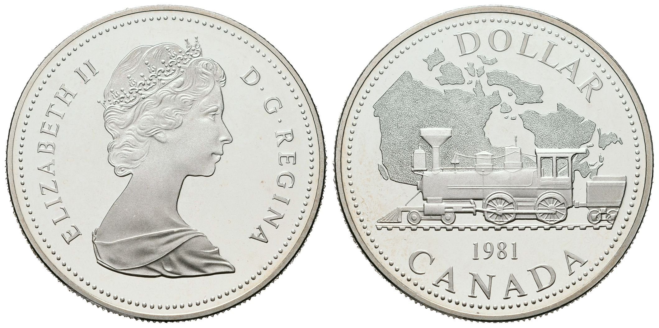 Kanada, Dollar 1981 - Železnice