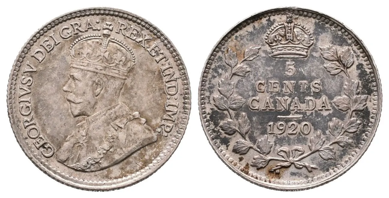 Kanada, 5 Cent 1920