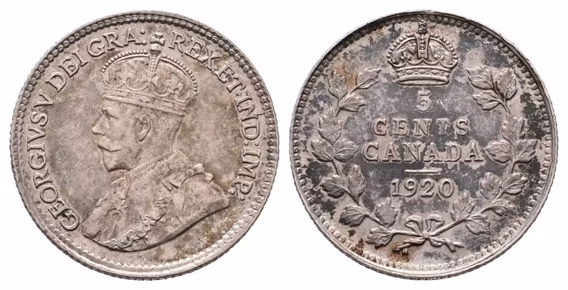 Kanada, 5 Cent 1920