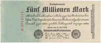 Německo, 5 Millionen Mark 1923, Ro.94