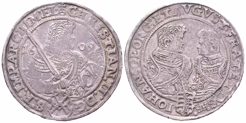 Sasko, Tolar 1609
