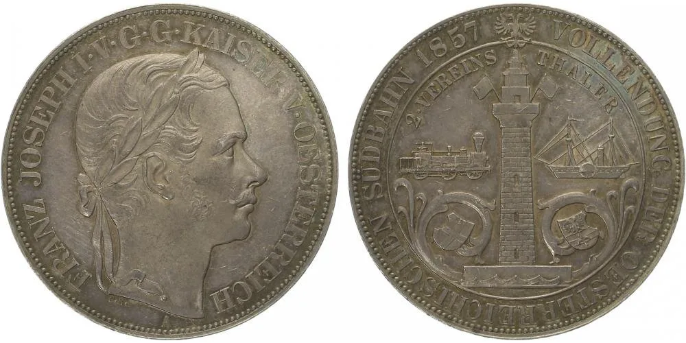 Rakouská a spolková měna, 1857 - 1892 — 1