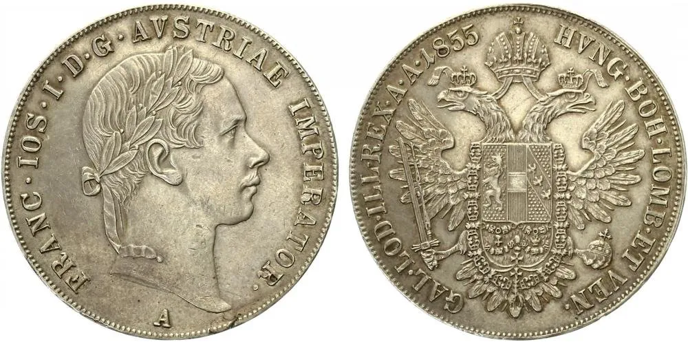Konvenční měna, 1848 - 1857 — 1