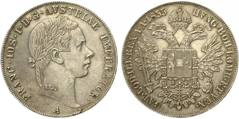Konvenční měna, 1848 - 1857 — 1