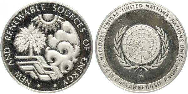 AR Medaile 1981 - OSN, Ag 0,925, 38 mm (20,66 g), PROOF