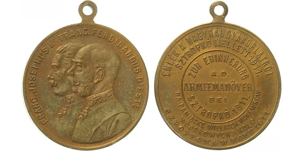 František Josef I., medaile vojenských manévrů — 1