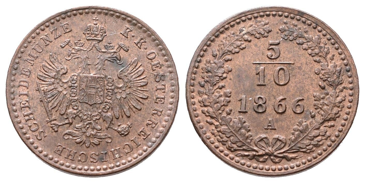 5/10 Krejcar 1866 A