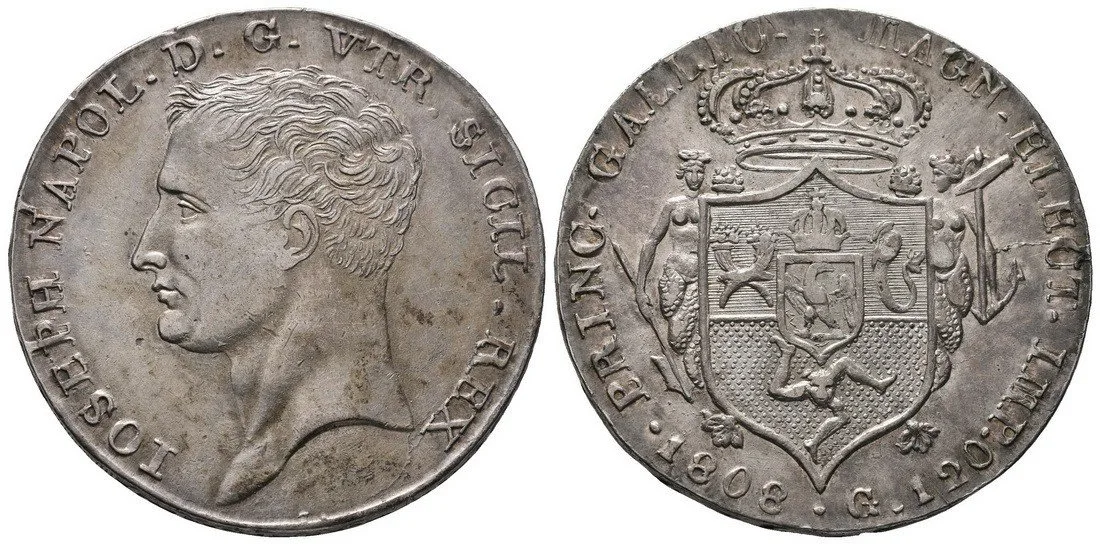 Itálie - Neapol a Sicilie, Joseph Napoleon, 1806 - 1808 — 1