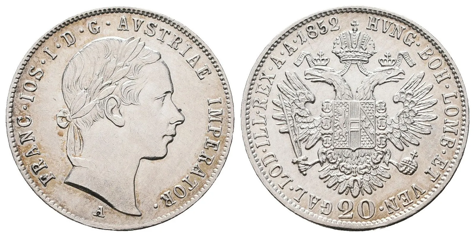 Konvenční měna, 1848 - 1857 — 1