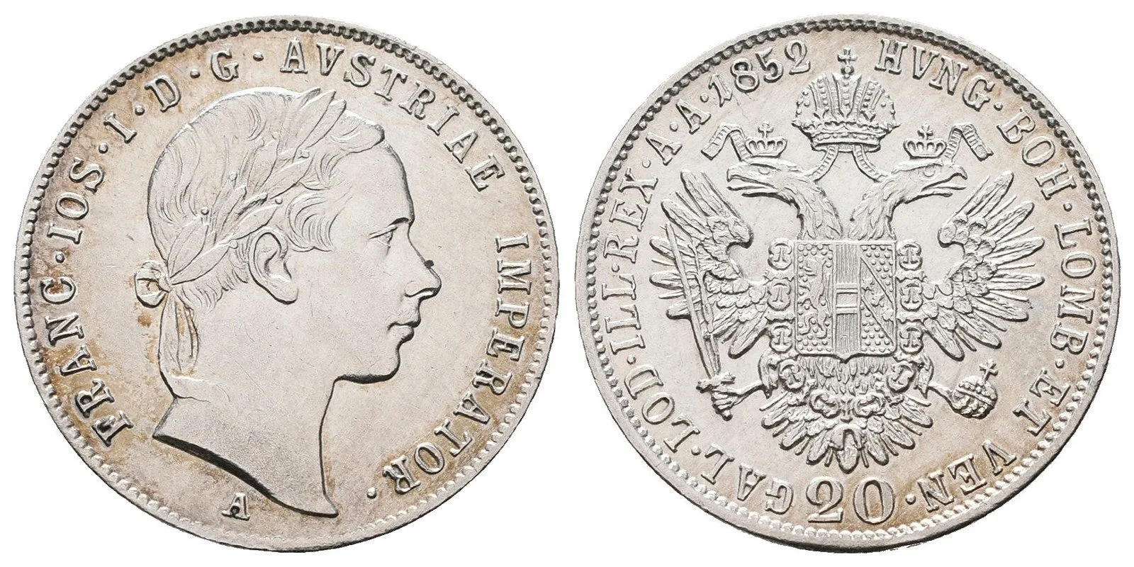 Konvenční měna, 1848 - 1857 — 1