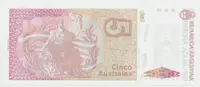 Argentina, 5 Australes (1985~1989), náhradní série R, P.324r - fotografie 2