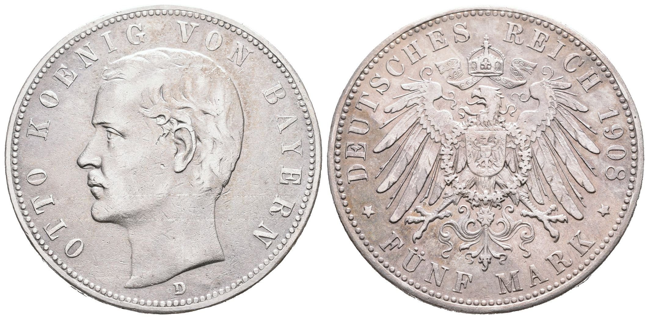 Bavorsko, 5 Marka 1908