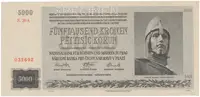 5000 Koruna 1944, SPECIMEN, Hej.41a.S1