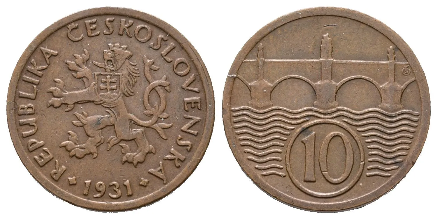 10 Haléř 1931
