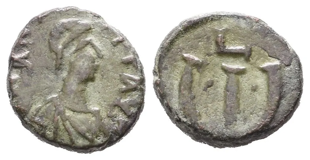 Anastasius I., pentanummium, Konstantinopol, Sear 29