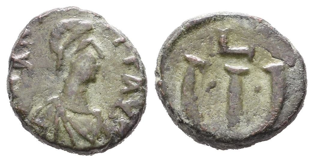 Anastasius I., pentanummium, Konstantinopol, Sear 29