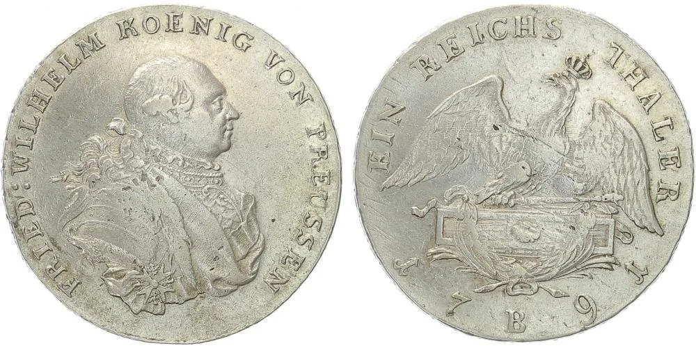 Prusko, Friedrich Wilhelm II., 1786 - 1797 — 1