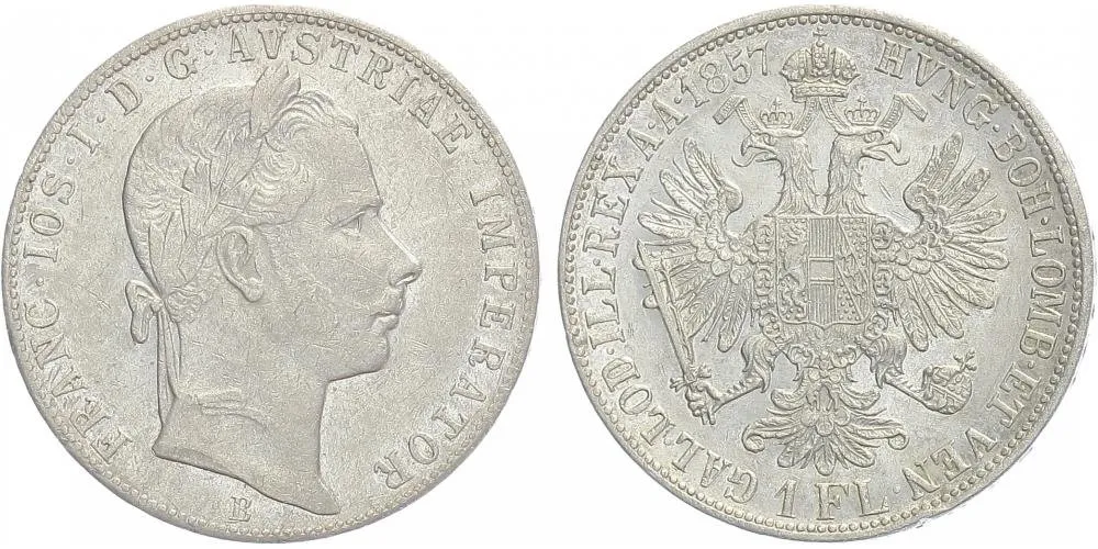 Rakouská a spolková měna, 1857 - 1892 — 1