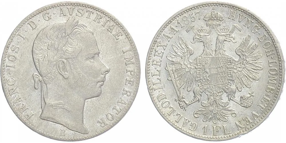 Rakouská a spolková měna, 1857 - 1892 — 1