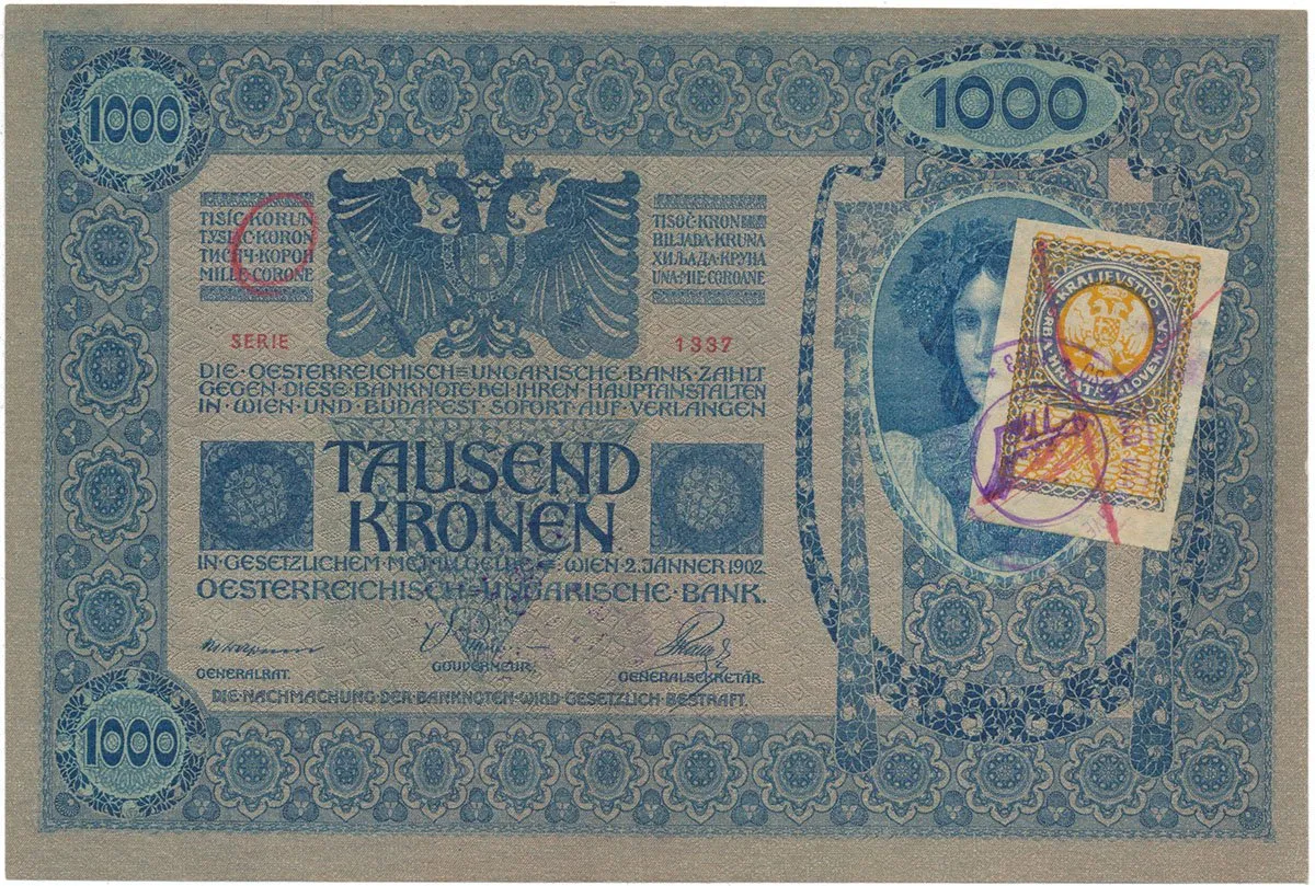 Razítkované R-U bankovky na Balkáně 1919-1921 — 1