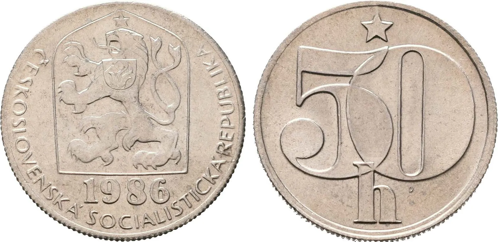 50 Haléř 1986