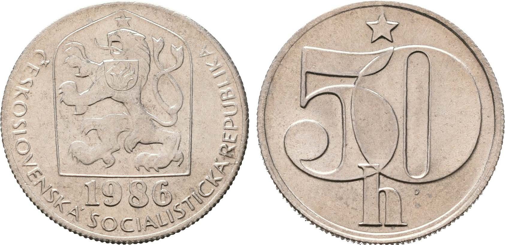 50 Haléř 1986