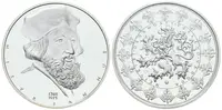 Stříbrná investiční medaile - Mistr Jan Hus - Ag 29 g - 999/1000 + Certifikát