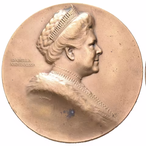 AE Medaile 1916 - Na válečnou charitativní činnost arcivévodkyně Isabelly z Croy-Dülmenu.