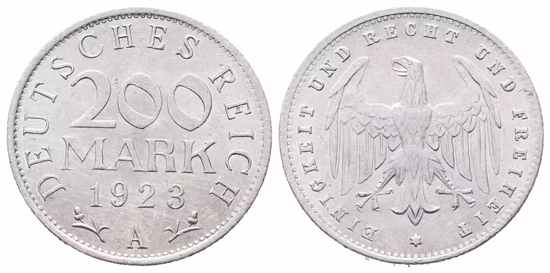 Výmar, 200 Marka 1923 A