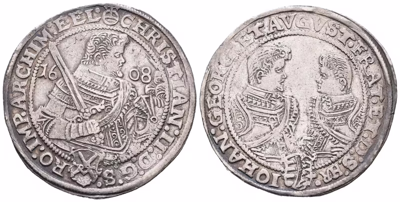 Sasko, Tolar 1608